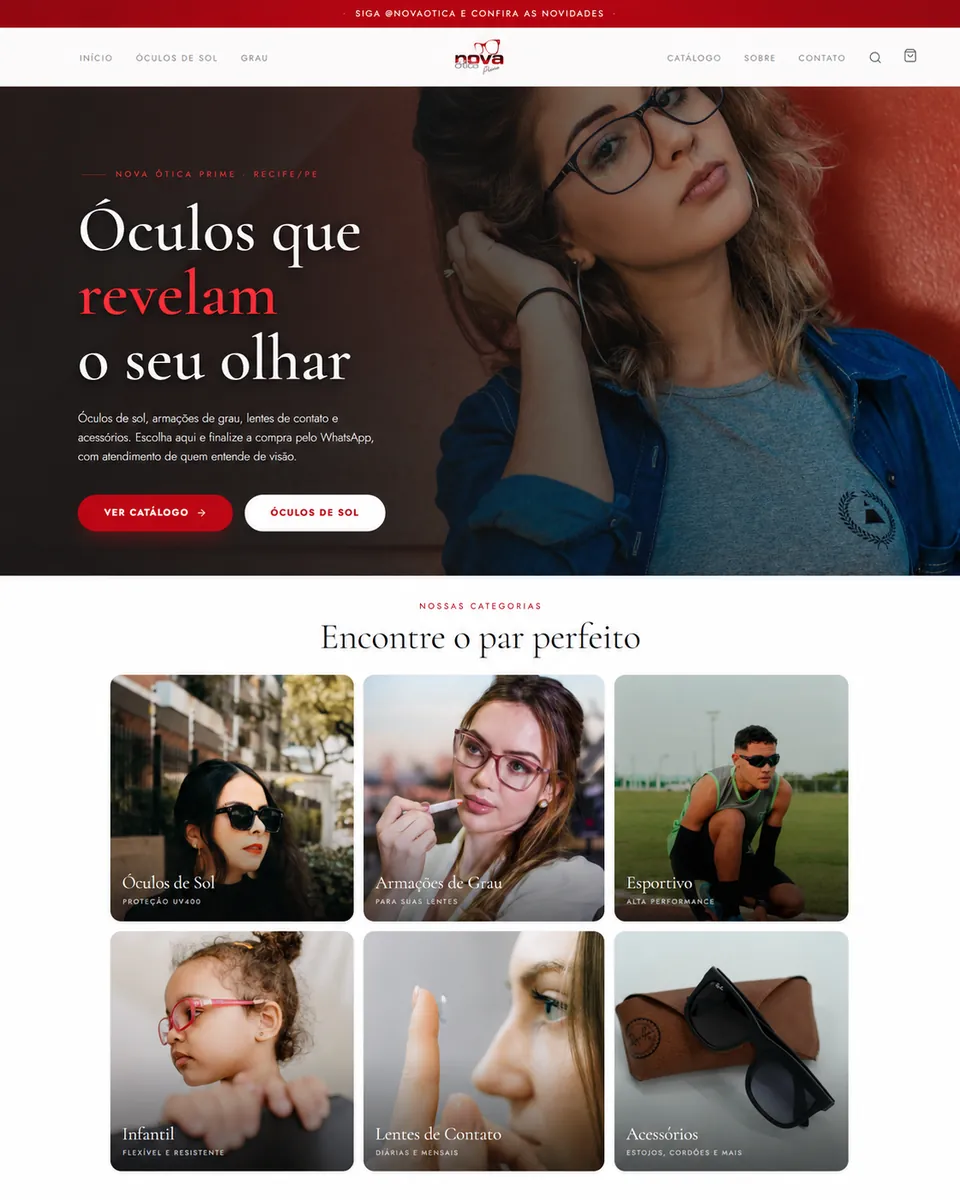 Plataforma da Nova Ótica