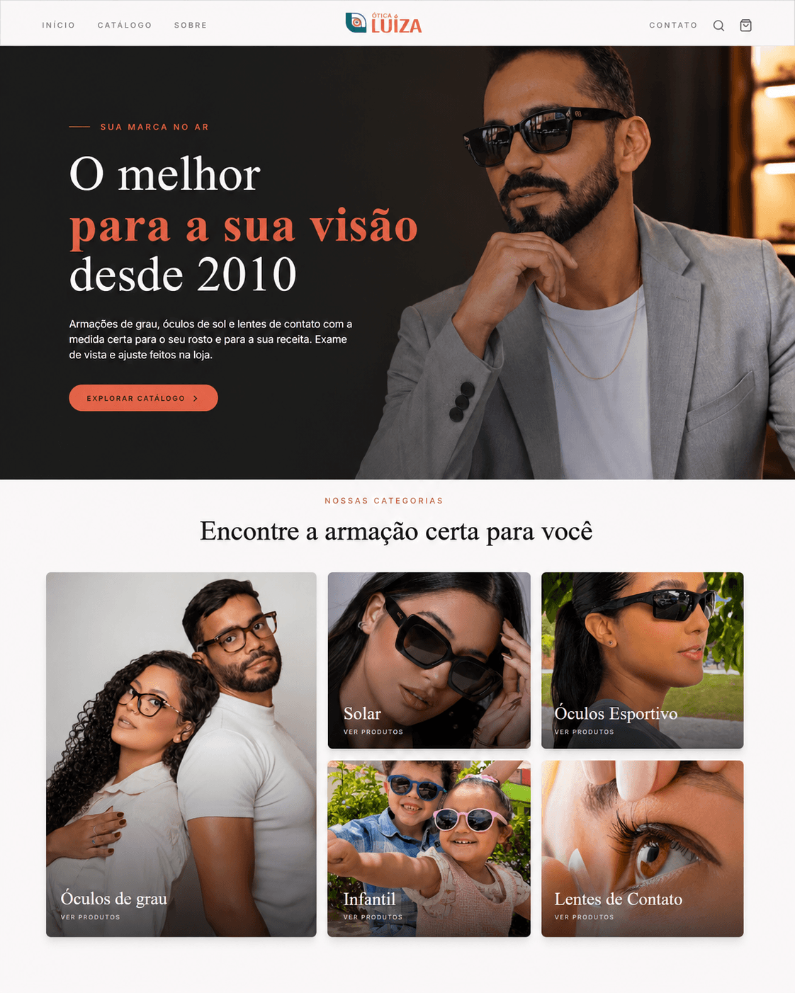 Plataforma da Ótica Luiza - Gravatá